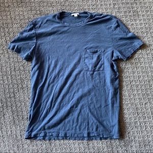 Blue James Perse Pocket Tee